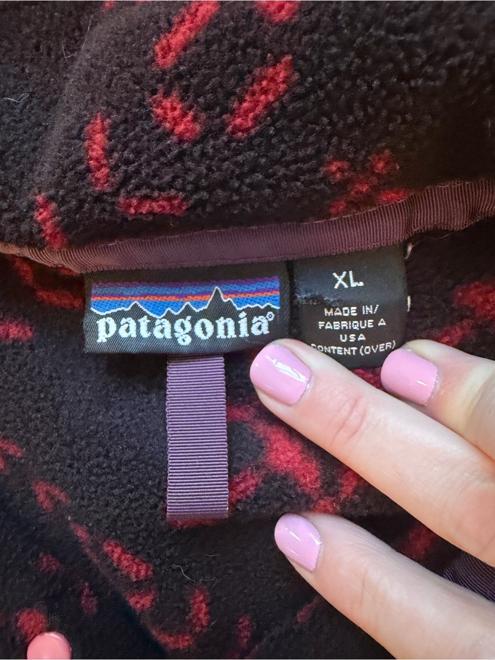 Patagonia Vintage 1994 Synchilla Snap T fleece pullover rare “Sno-Condor” - Picture 2 of 8